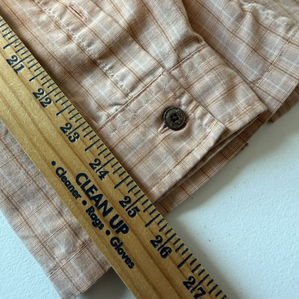 Patagonia Island Hopper Vented Long Sleeve Brown Plaid Fishing Shirt Size XL - Picture 10 of 13